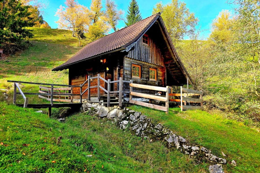 Mühlenhütte am Privatteich im Mostviertel