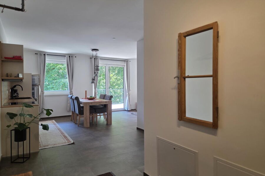 Waldsicht am Karwendelgebirge